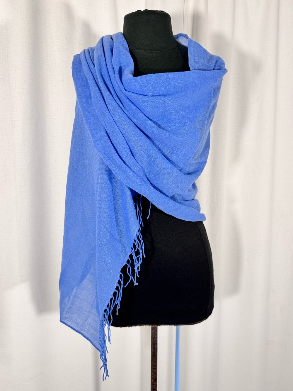 Vintage Ann Taylor Wool Cashmere Silk Wrap Scarf